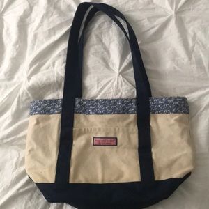 Vineyard Vines Sailboat Canvas Tote